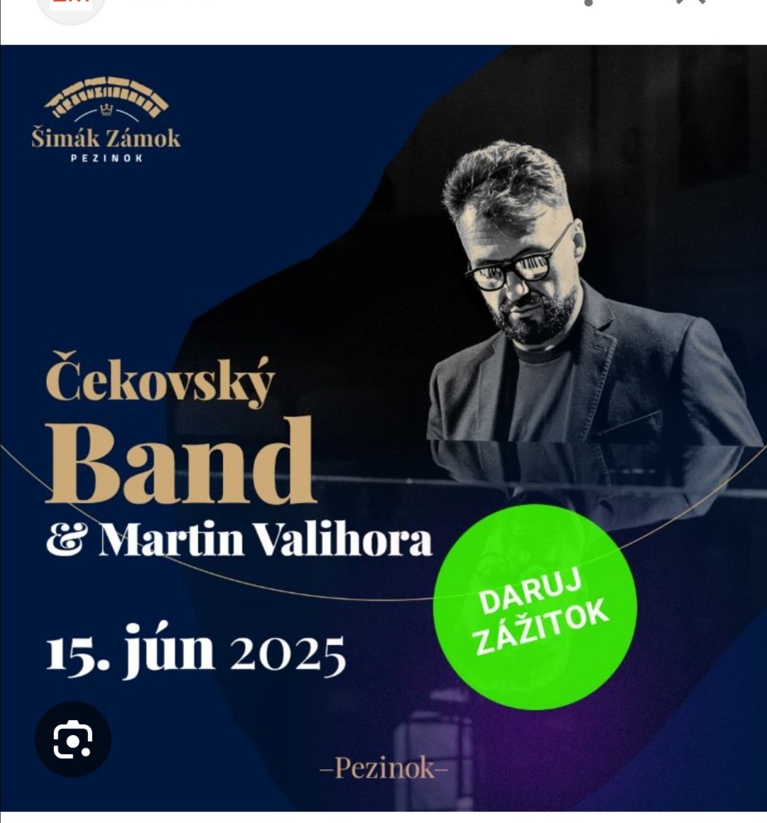 Marián Čekovský Band a Martin Valihora na zámku Šimák v Pezi