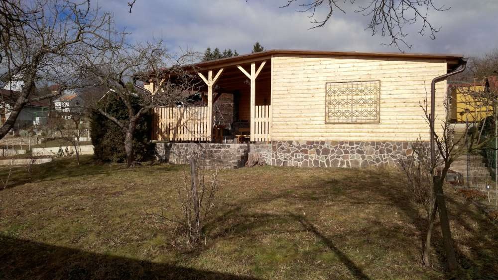 Zvolen, Zlatý Potok – novostavba záhradnej chaty + záhrada