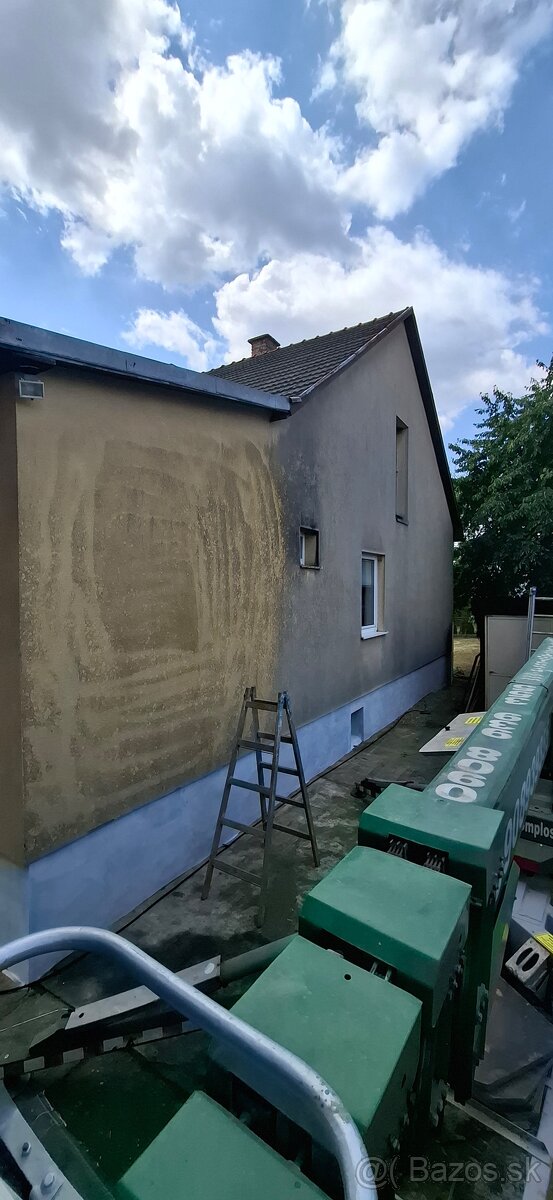 Čistenie fasád a striech
