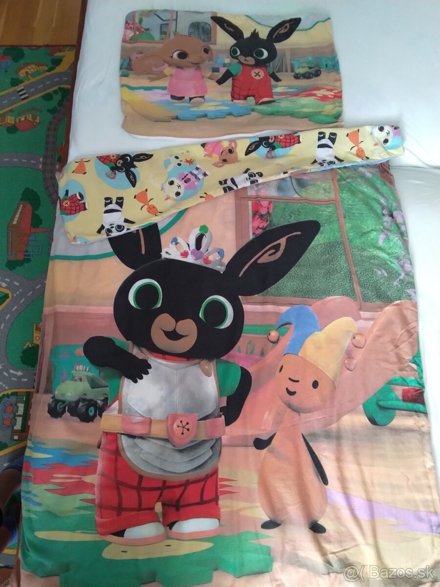 Obliečky na detskú perinku a vankúš Bing