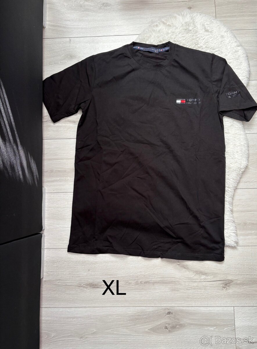 Čierne tricko Tommy hilfiger