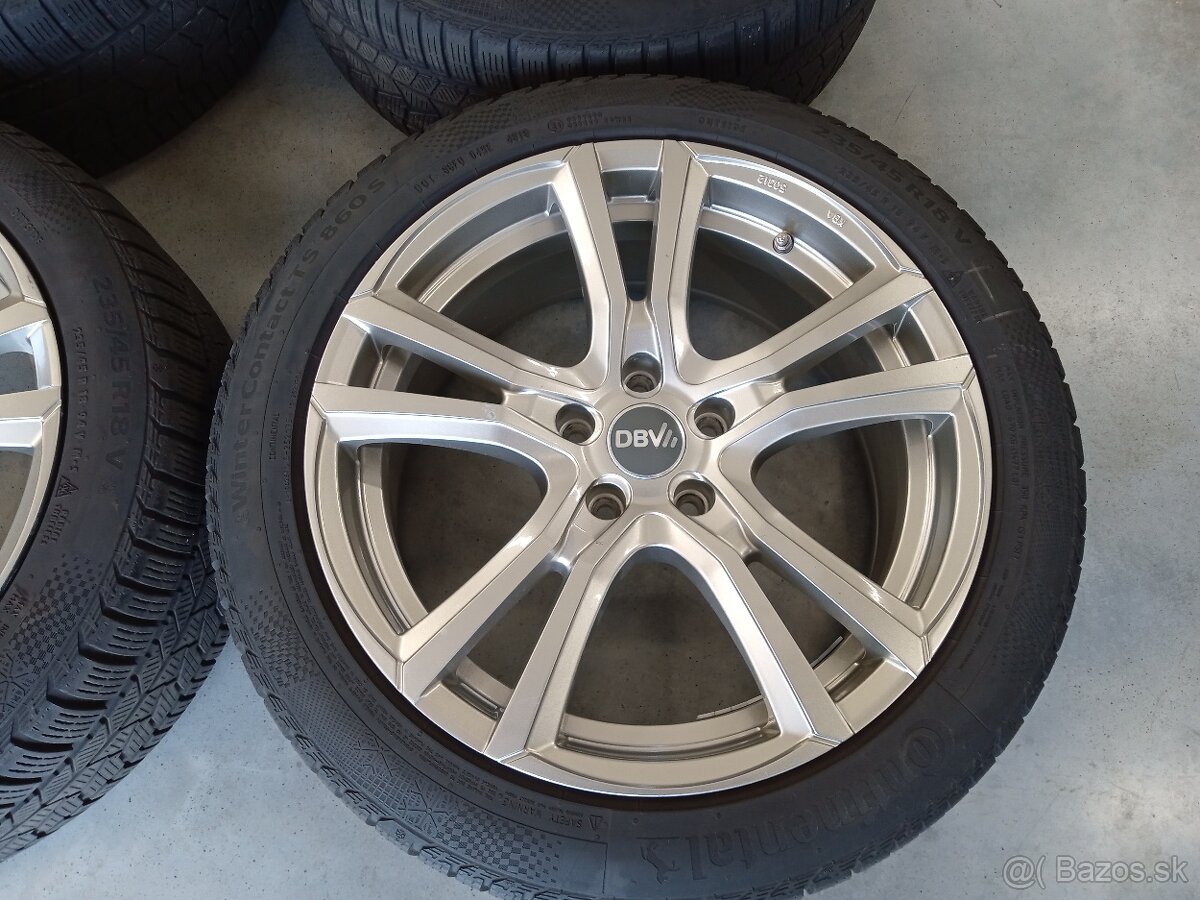 Zimne ALU 5x112 R18 8J ET40 DBV SKODA SUPERB 3