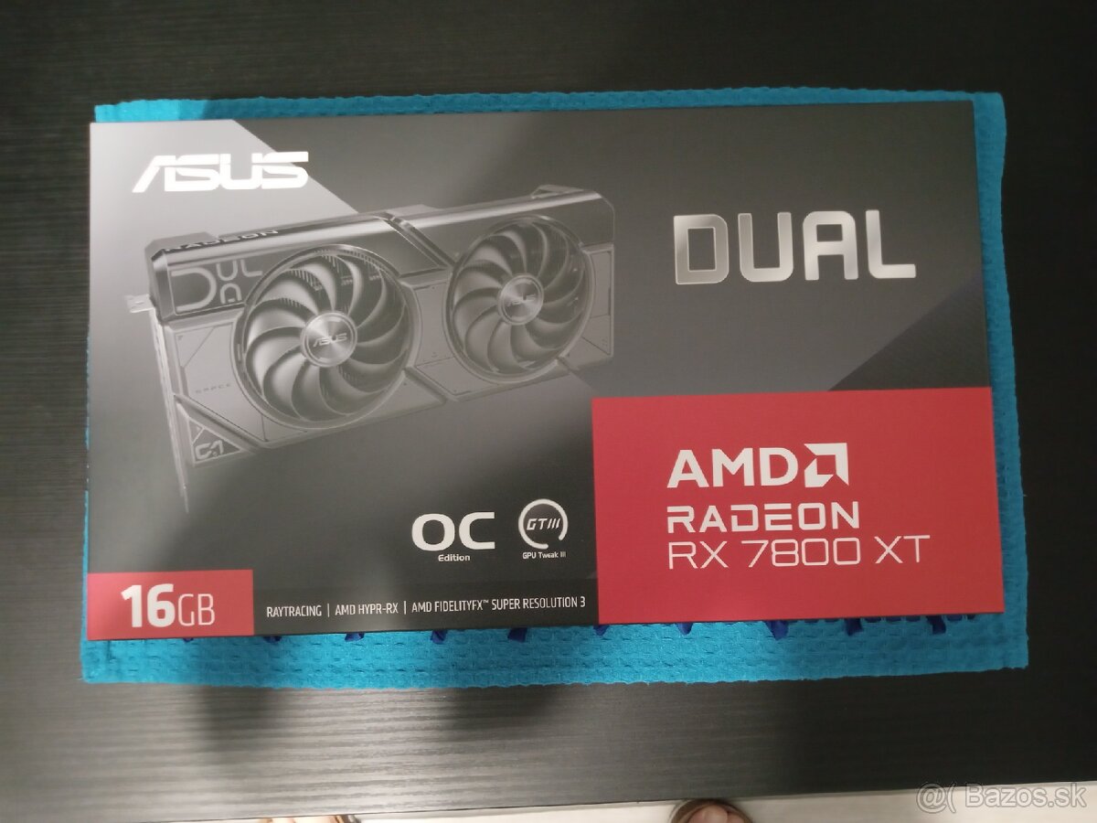 Asus Dual Radeon RX 7800 XT OC Edition 16GB GDDR6