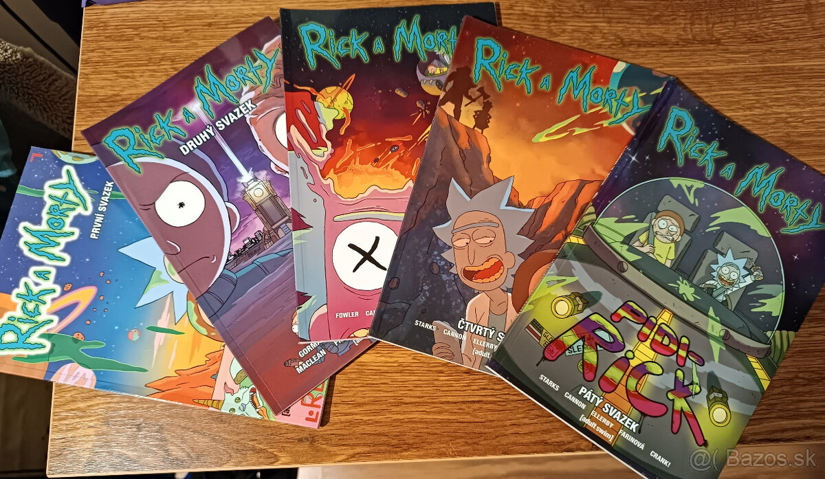 Rick a Morty – komiks (zväzky 1 až 5, CZ vydanie)