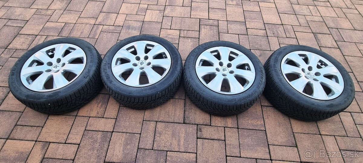Predám elektróny so zimnými pneu. Obuté boli na VW Passat B6