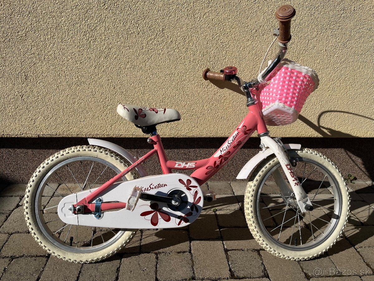 Detský dievčenský bicykel