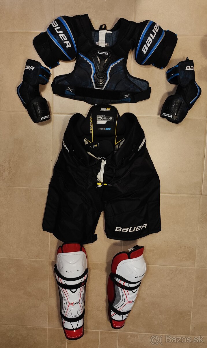 Hokejové chrániče, korčule