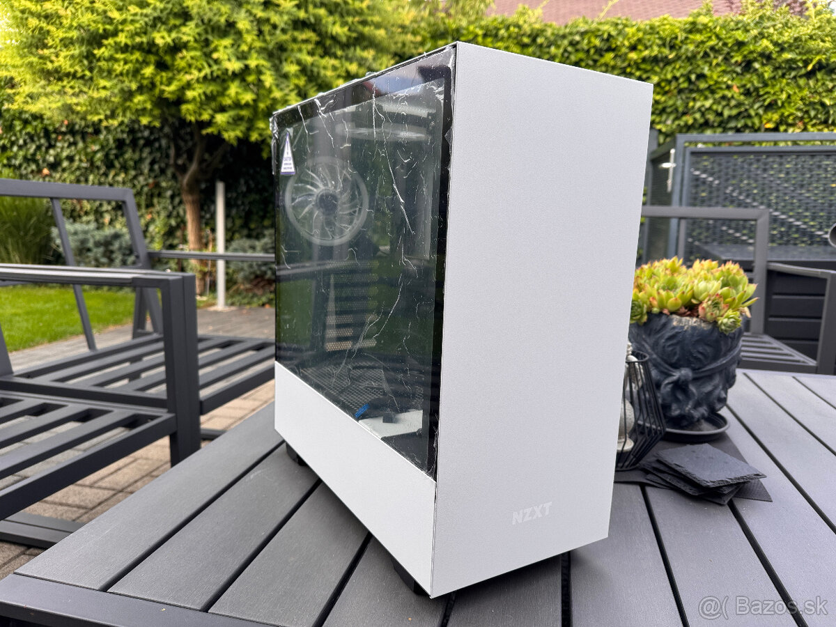 ATX PC skrinka - NZXT H510 matte white 2xFAN