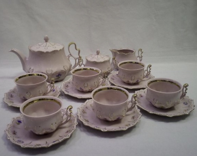 Ružový porcelán Chodov Lenka