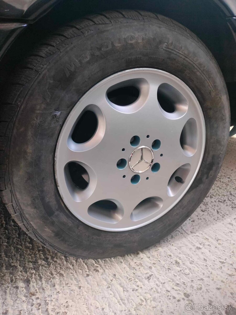 ❄️4ks alu disky orig. MB 5x112 r16 pneu 235/60 R16 6mm