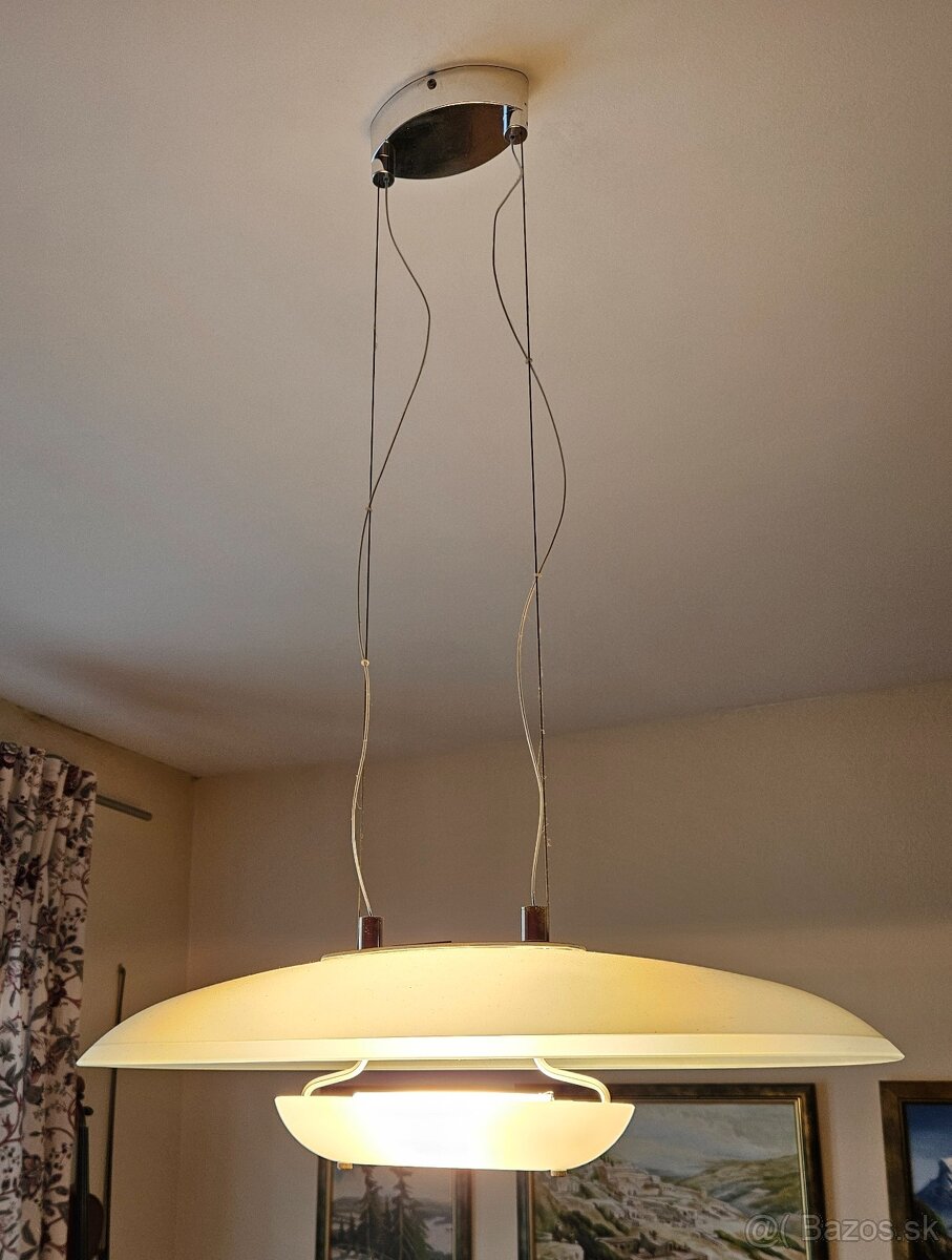 Sklenený oválny luster Ikea Gondol