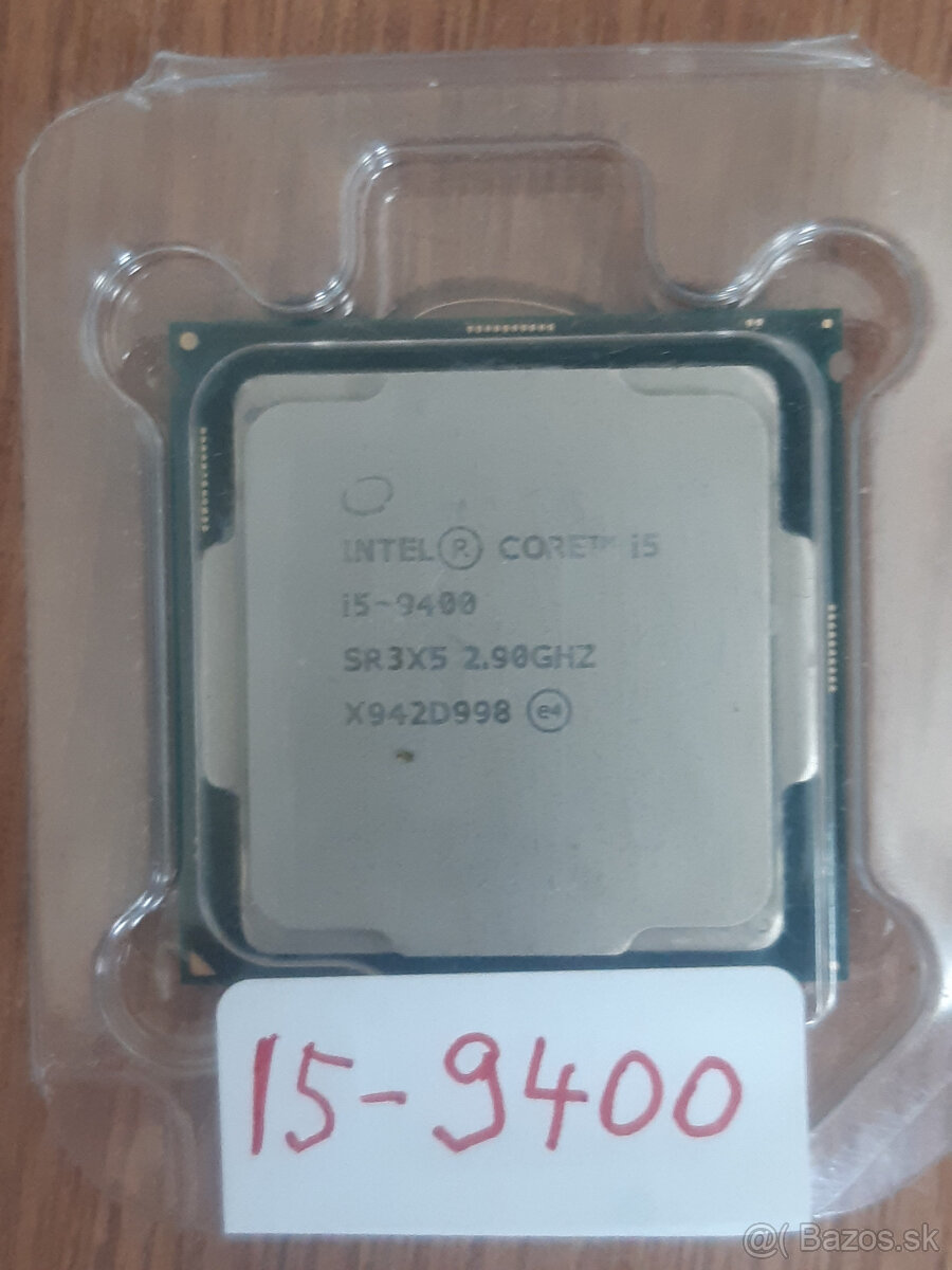 CPU Intel® Core™ i5-9400 2.9 GHz 9M Cache, socket LGA1151