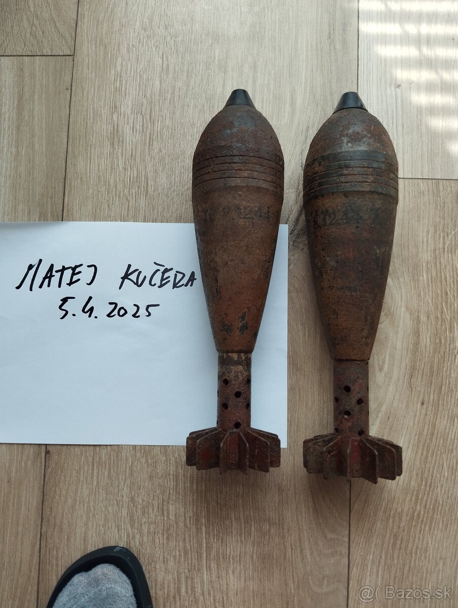 Delaborovane nemecke minometky