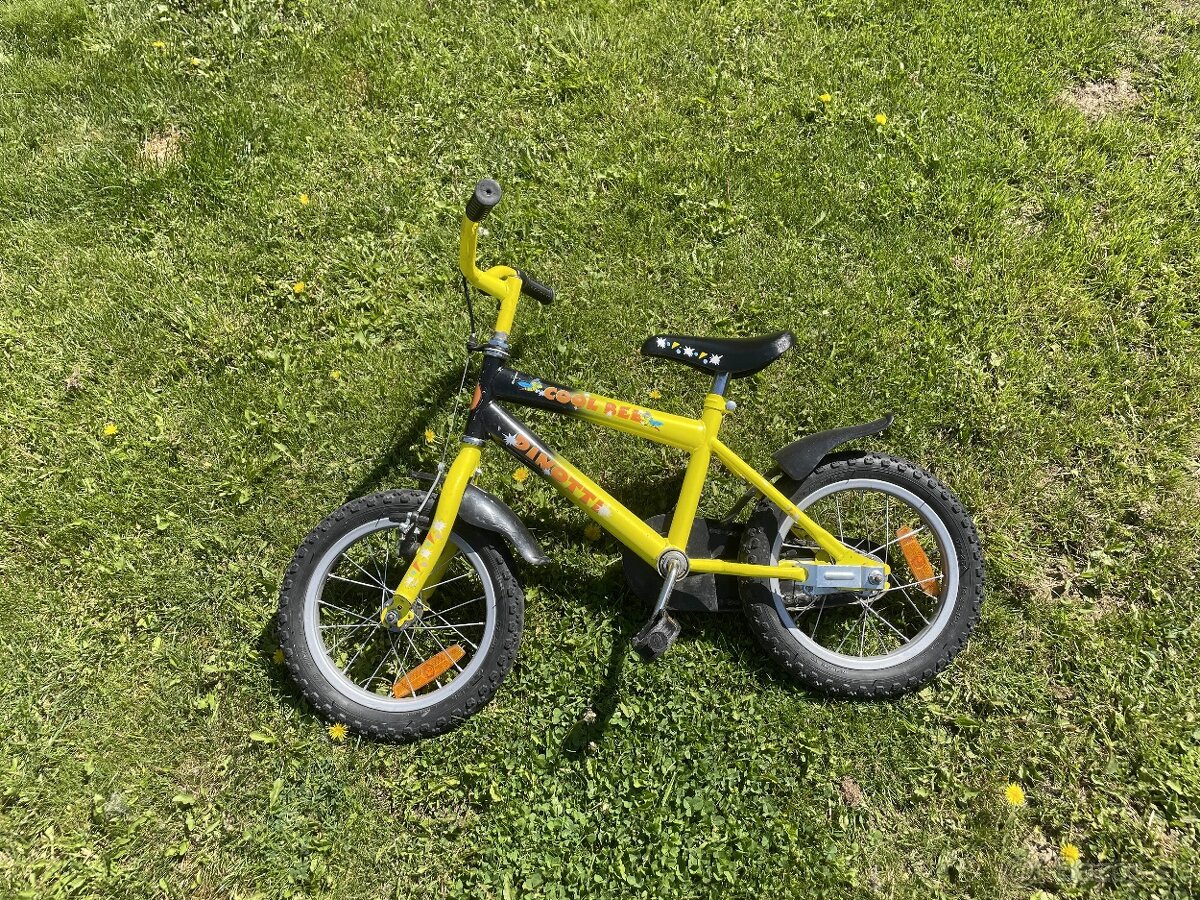 Detský bicykel veľkosť kol. 14