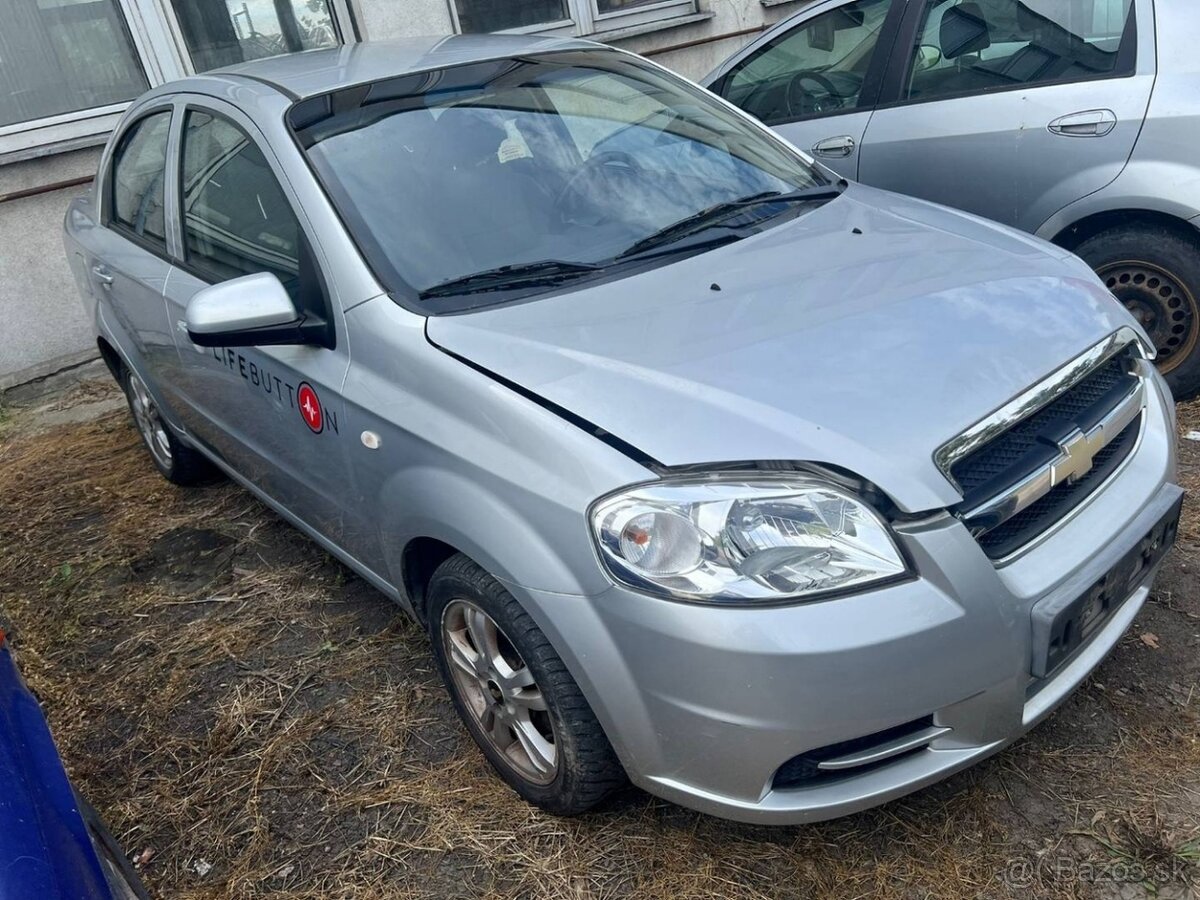 Rozpredám na diely Chevrolet Aveo sedan 1.4 F14D3 T250