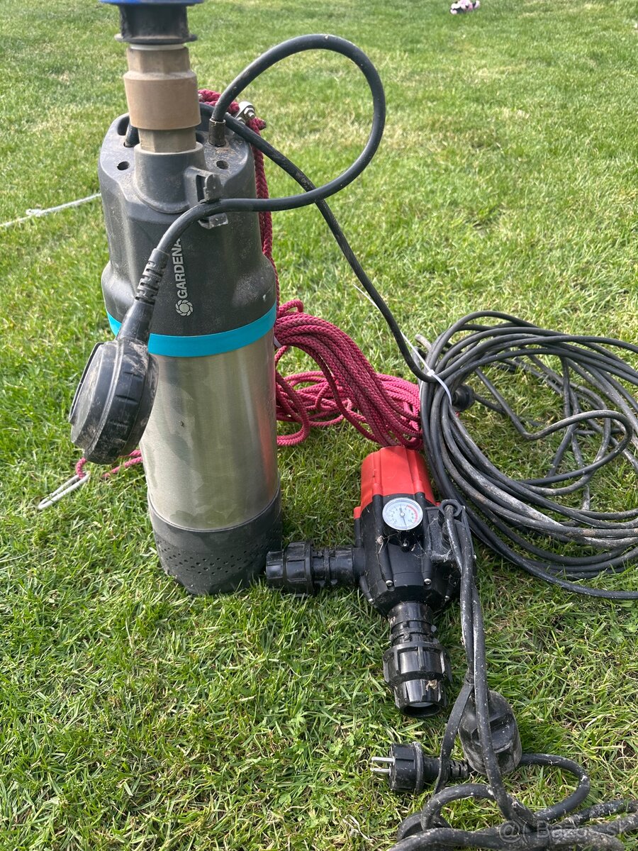 Ponorné čerpadlo Gardena+tlakovy spínač
