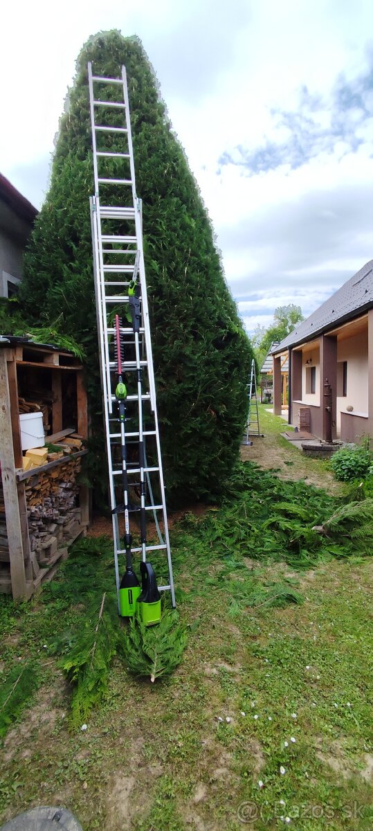Záhradné práce, strih, rez ovocných stromov, okrasných krov