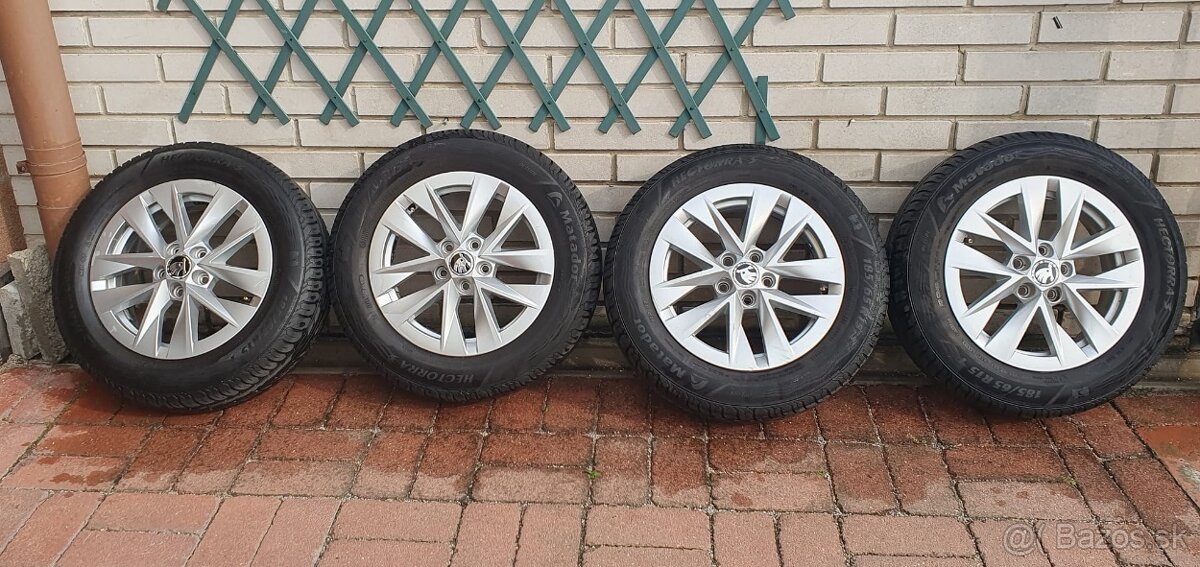 Fábia IV Alu.disky Rotare Aero R15 + Pneu.185/65R15
