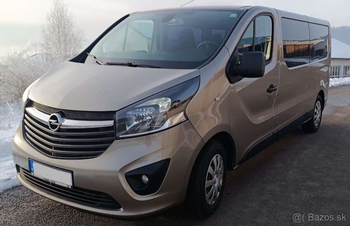 Vivaro 2017, 1,6 BiTurbo 92kw, 8 miestne, kúpené v SR