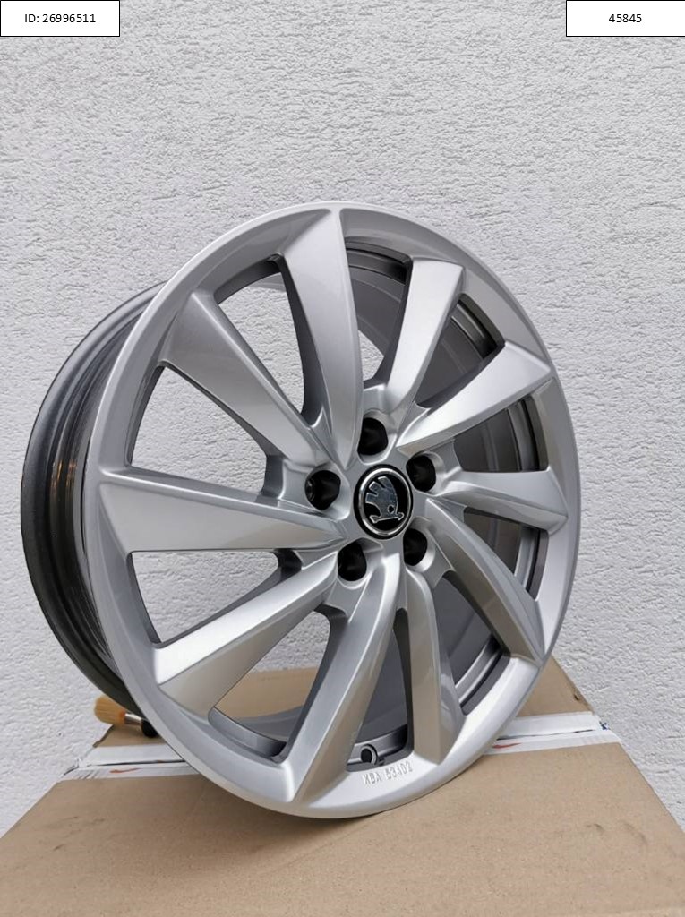 Nové Ronal 7,5X18 ET40 5X112 Škoda Alu disky R18 1211