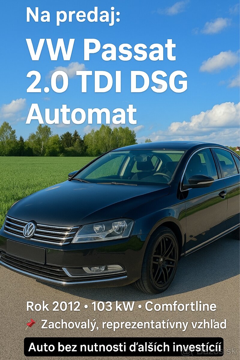 Volkswagen Passat 2.0 TDI Comfortline DSG