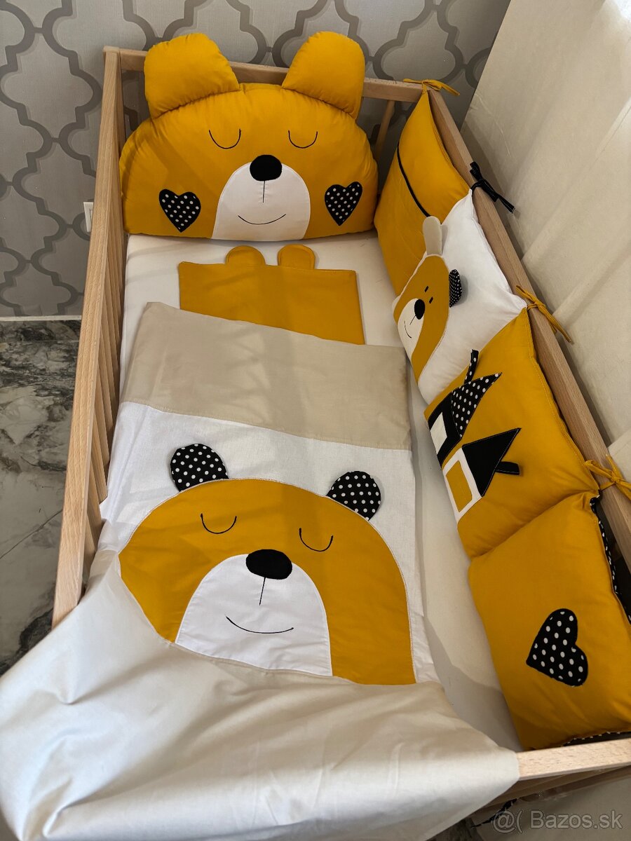 Bavlnený setík do detskej postieľky