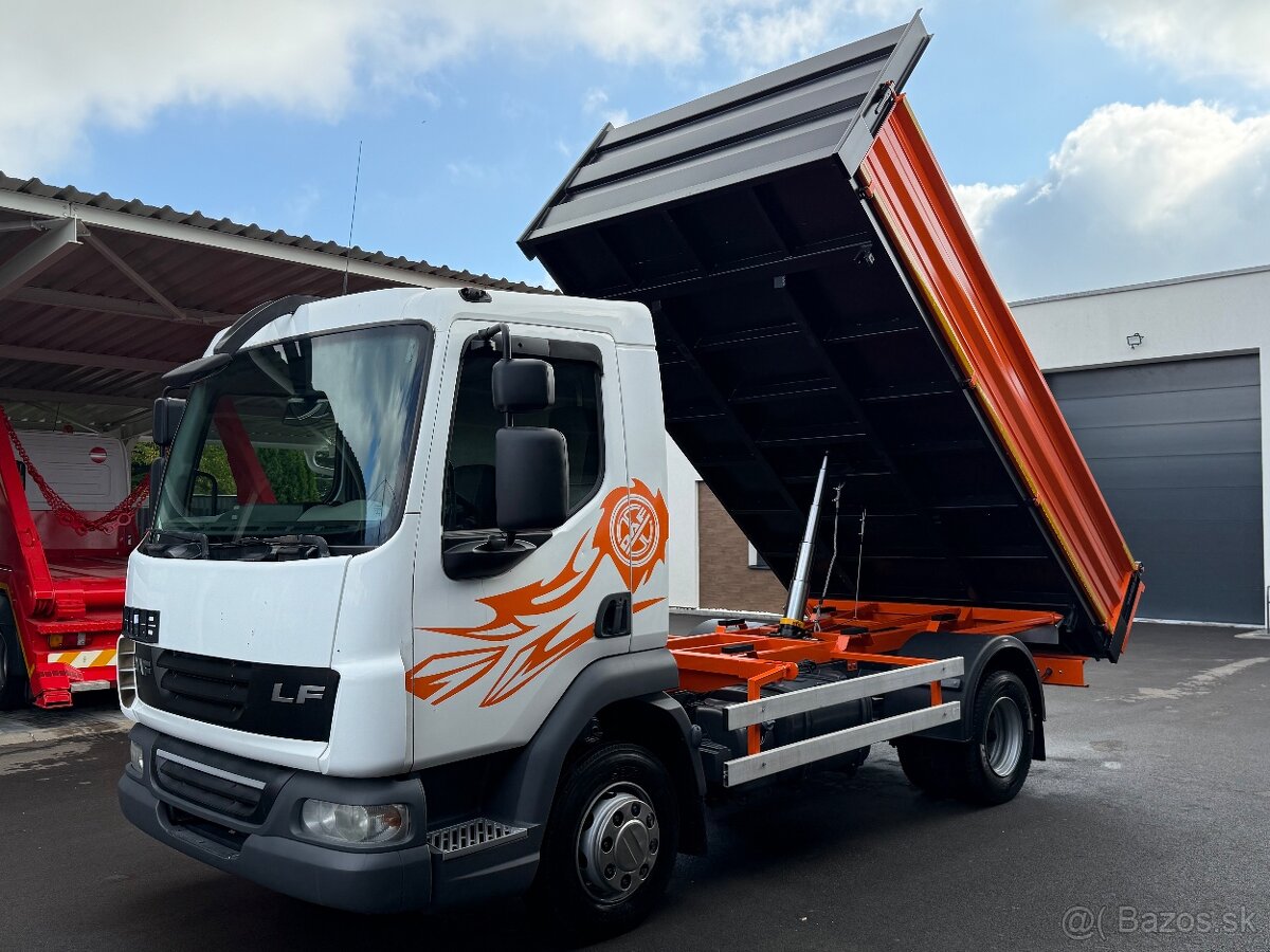 DAF LF12.180 TROJSTRANNÝ SKLÁPAČ VYKLÁPAČ KIPPER