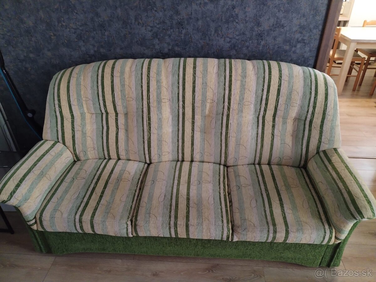 Sedačka rozkladacia + kreslo