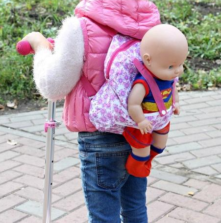 Ruksačik s nosičom pre bábiky/zvieratko