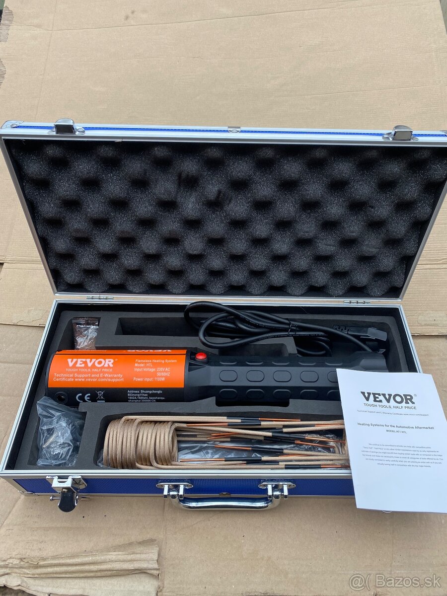 VEVOR indukčný ohrievač nefunkčný
