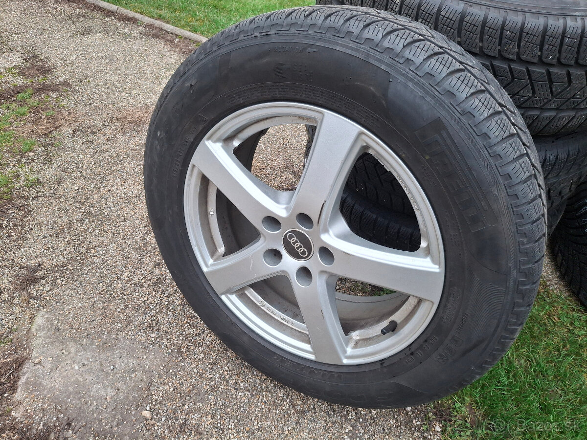 hlíníkové disky Audi/VW 5x112 17" pneu 215/65 r17