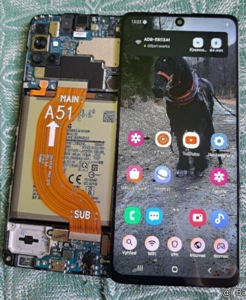 SAMSUNG Galaxy A51 A515F - IN-CELL LCD DISPLEJ