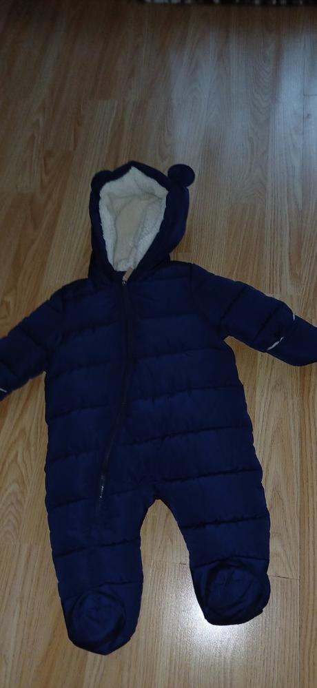 Zimný overal pre bábätko