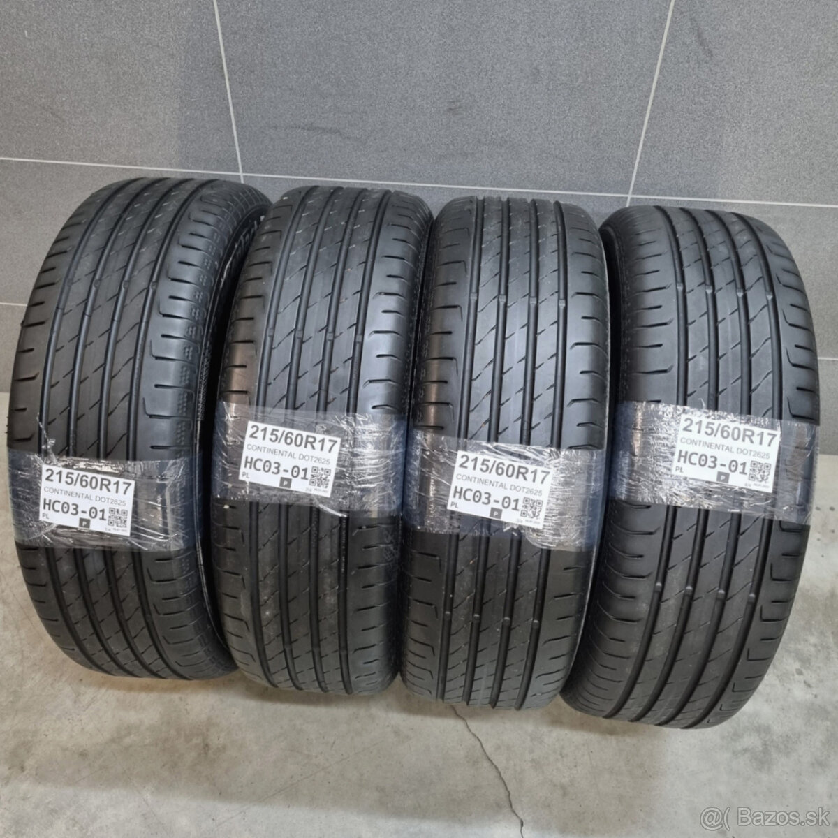 Letné pneumatiky 215/60 R17 CONTINENTAL