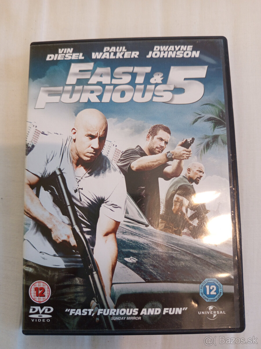 predám DVD Rýchlo a zbesilo 5