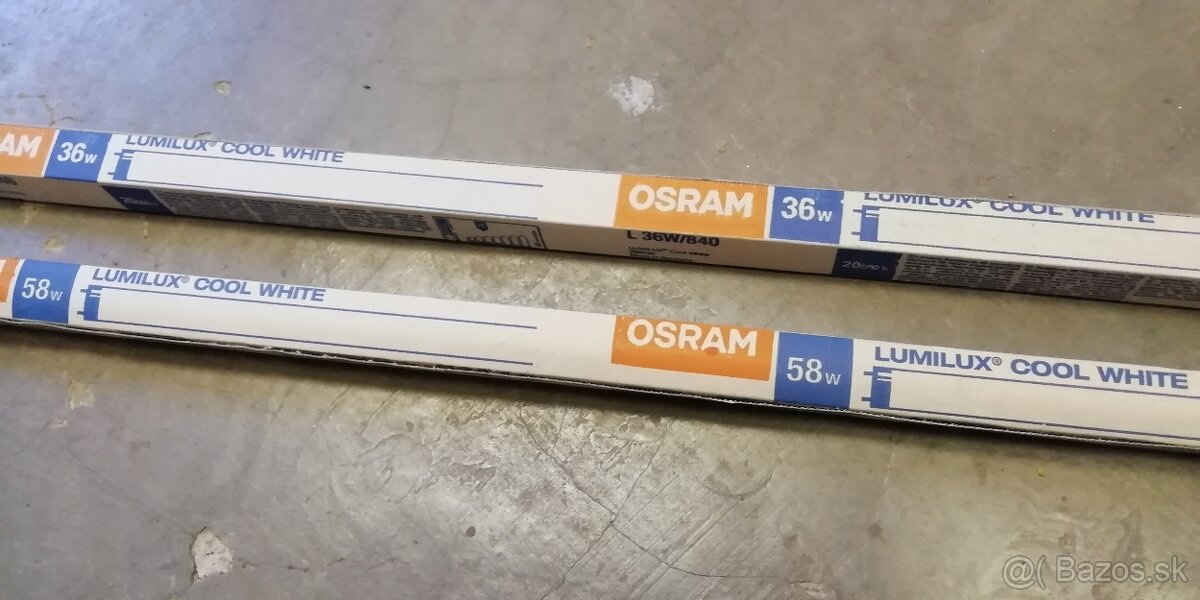 Osram žiarikvy, (trubice neonové) T8