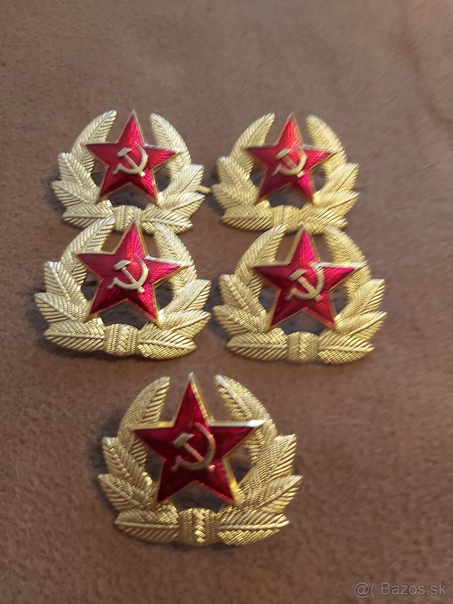 Sovietske čapicové odznaky