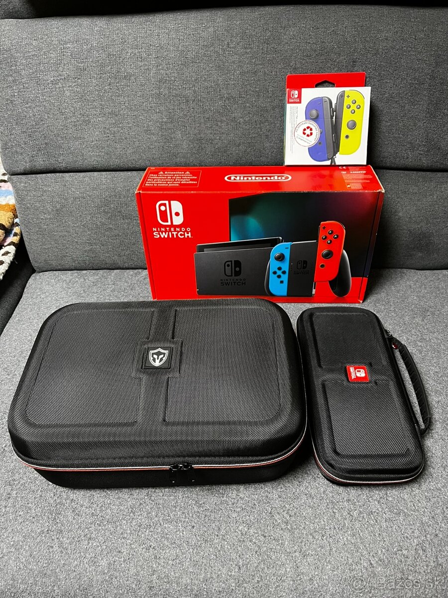 Predam Nintendo Switch v2 komplet s prislusenstvom