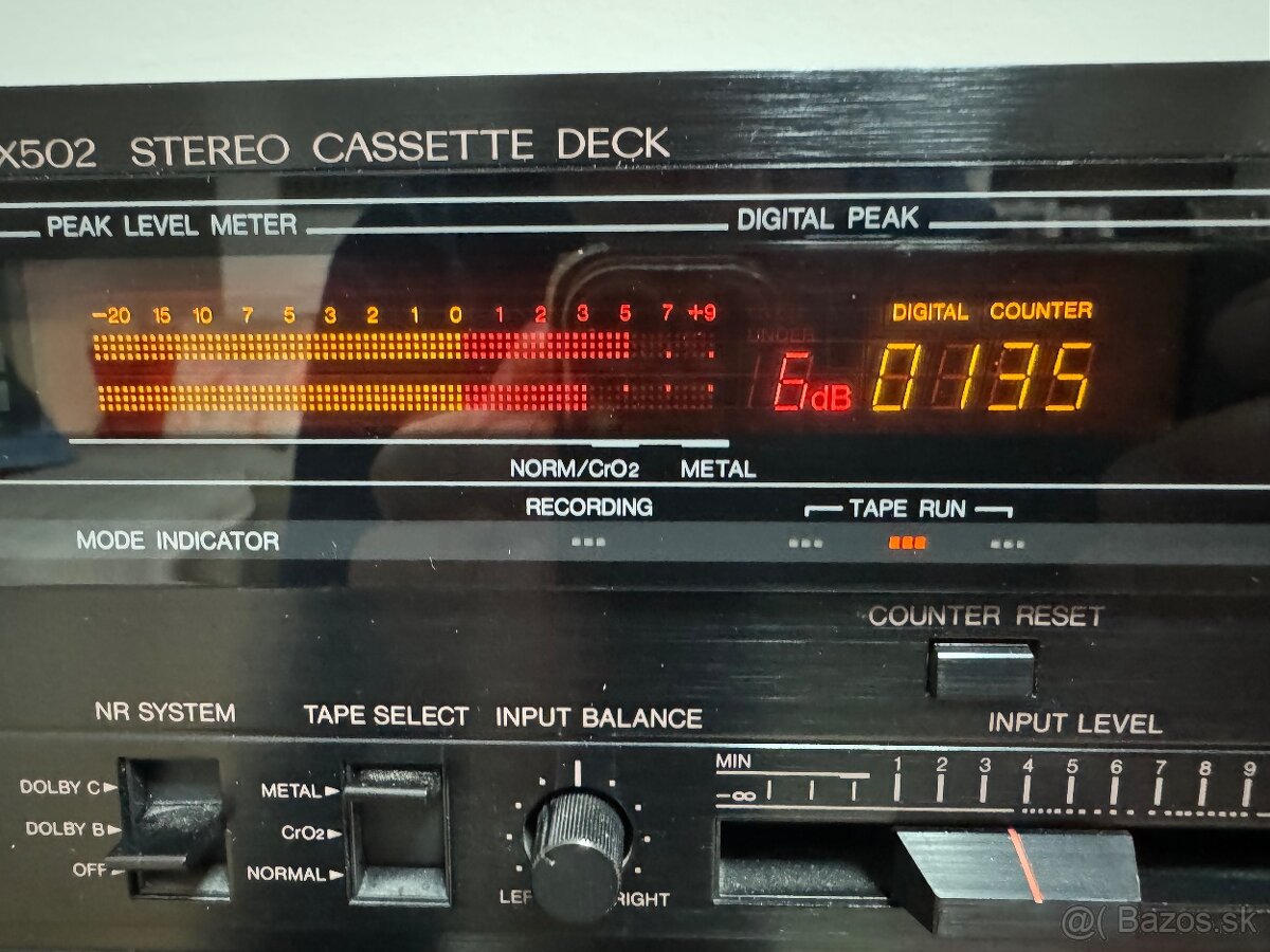 JVC TD X502G Kazetovy magnetofon, Vintage 80 roky