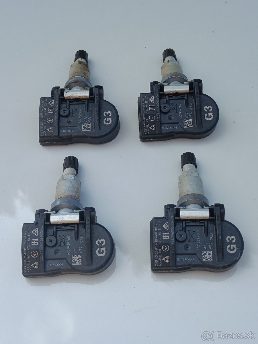 4ks senzor tlaku 433 MHz ( Mercedes, Mazda)