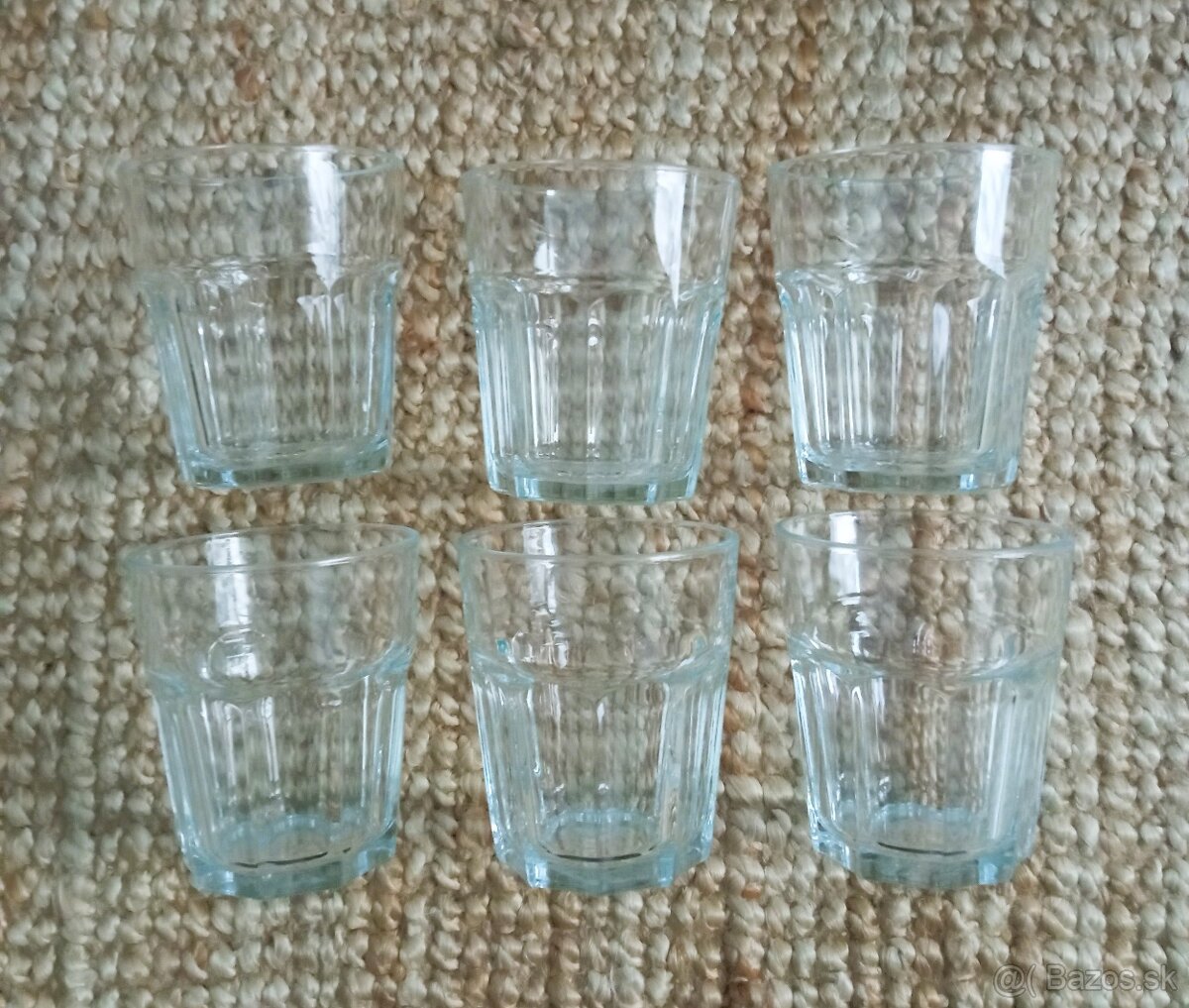 6 pohárov IKEA POKAL – číre sklo