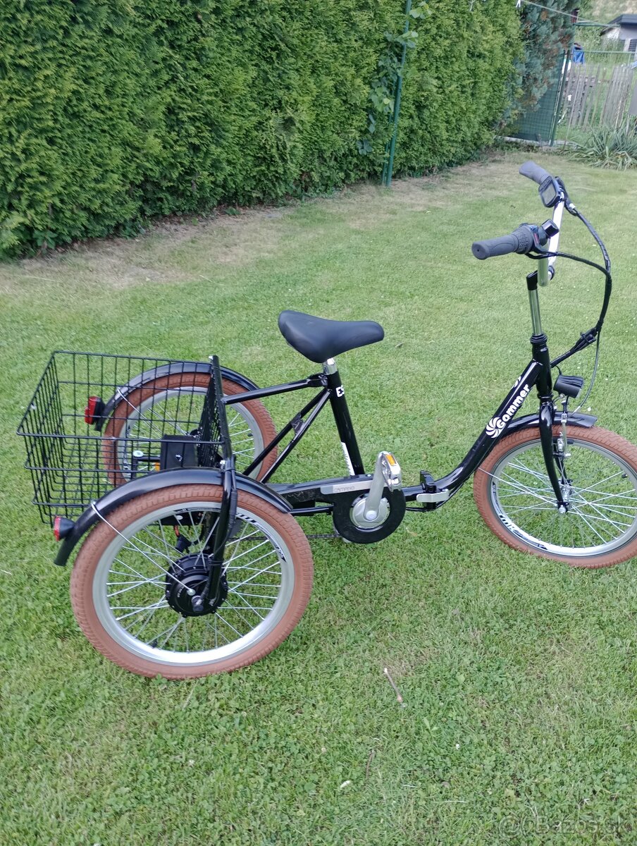 Elektrická trojkolka pre seniorov