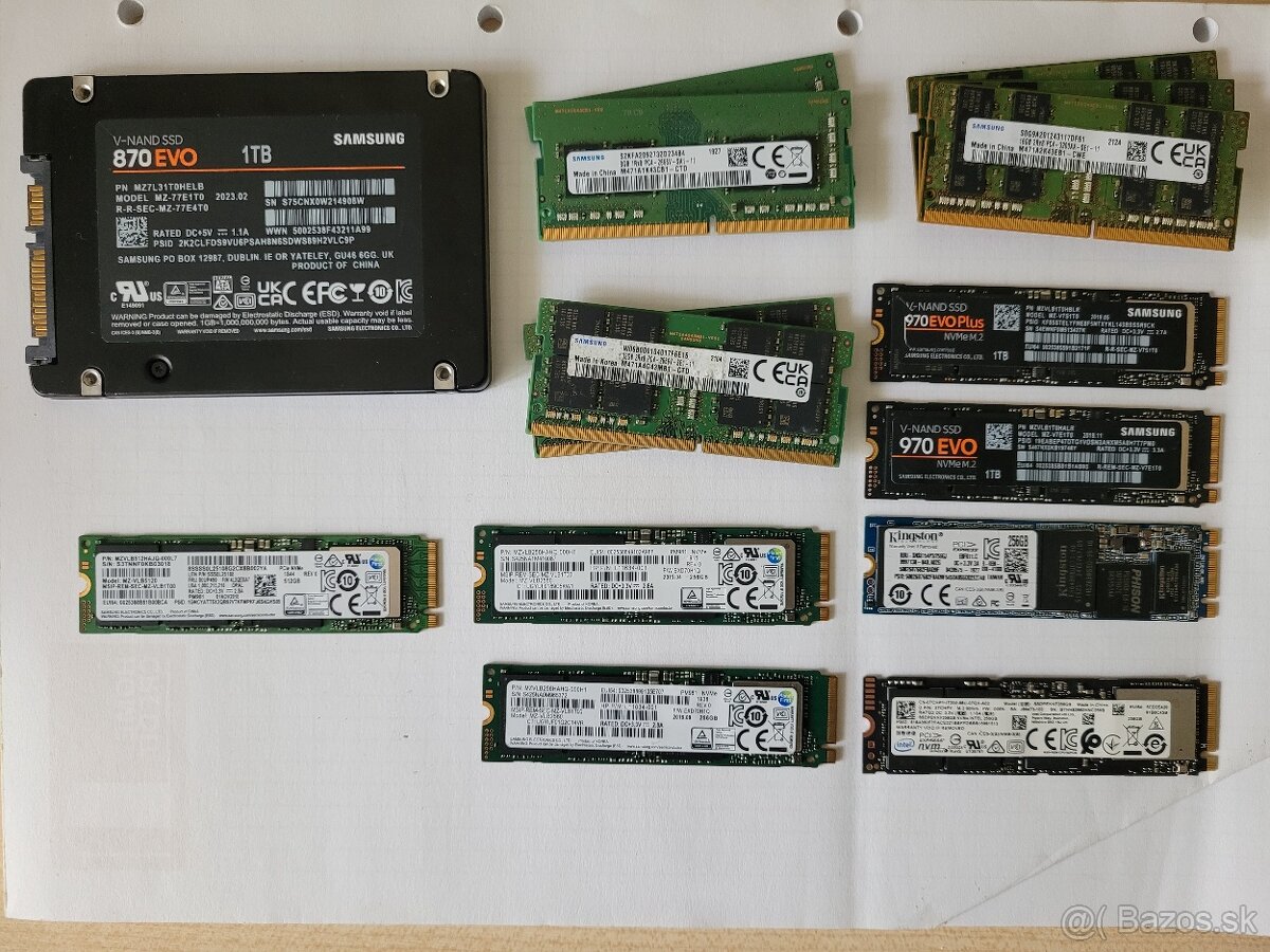 Predám RAMky 4, 8, 16 a 32 GB ddr4 za dobrú cenu