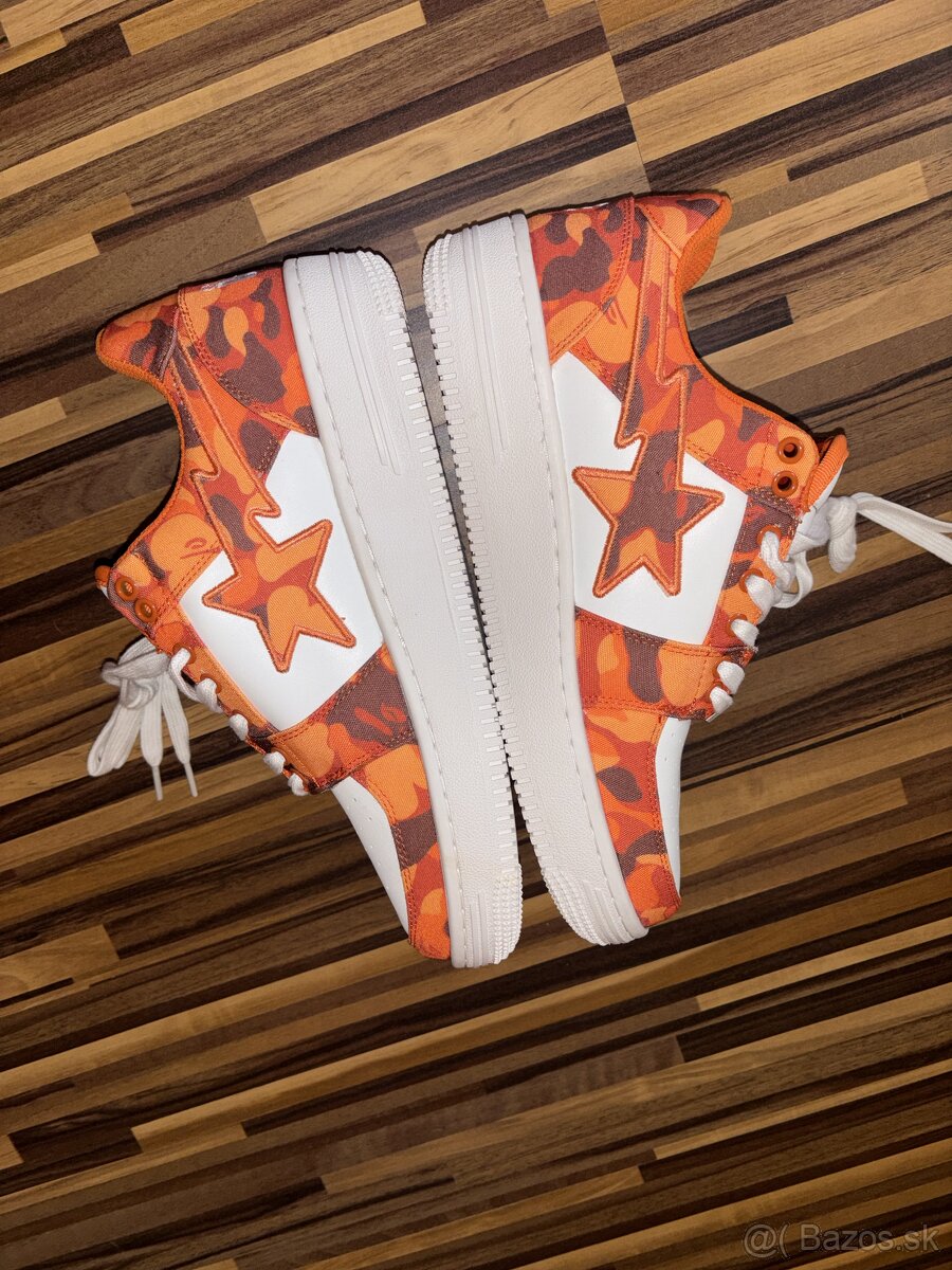 Bapesta Heron Preston Camo Orange