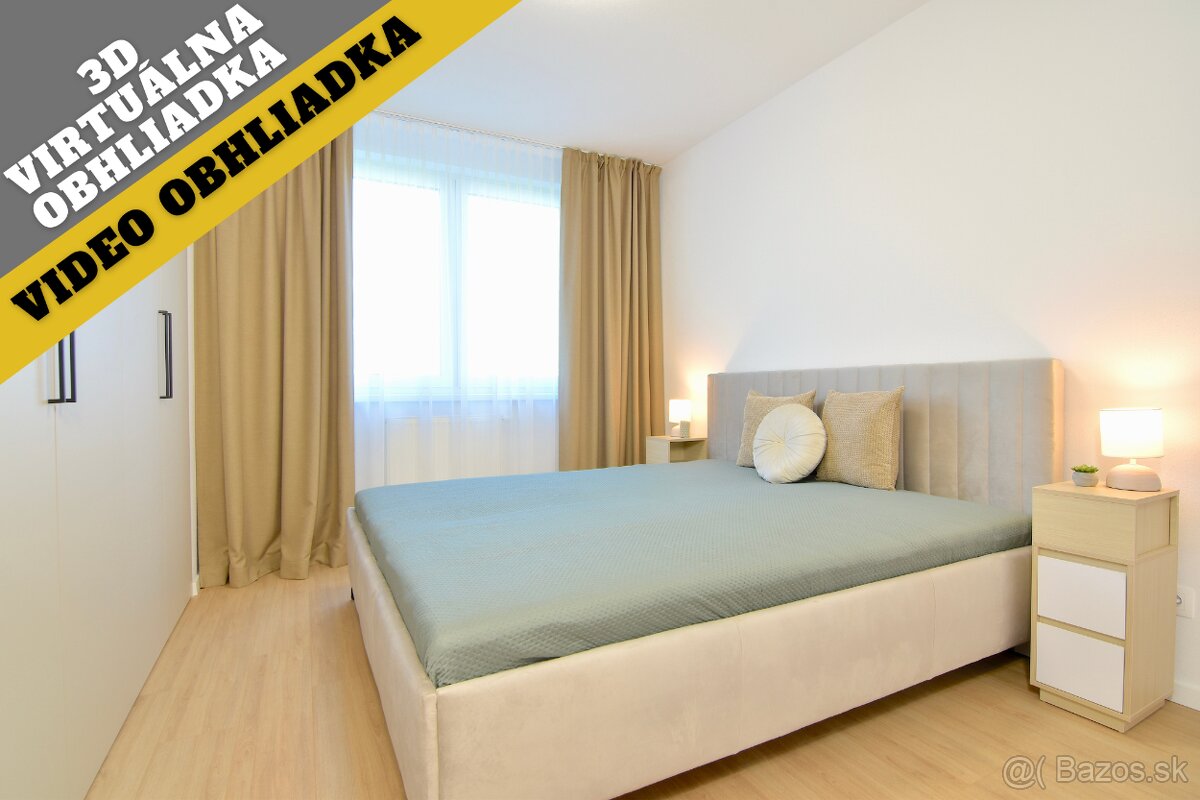 Nový 3izbový byt s klimatizáciou a parkovaním Nitra Mlynárce