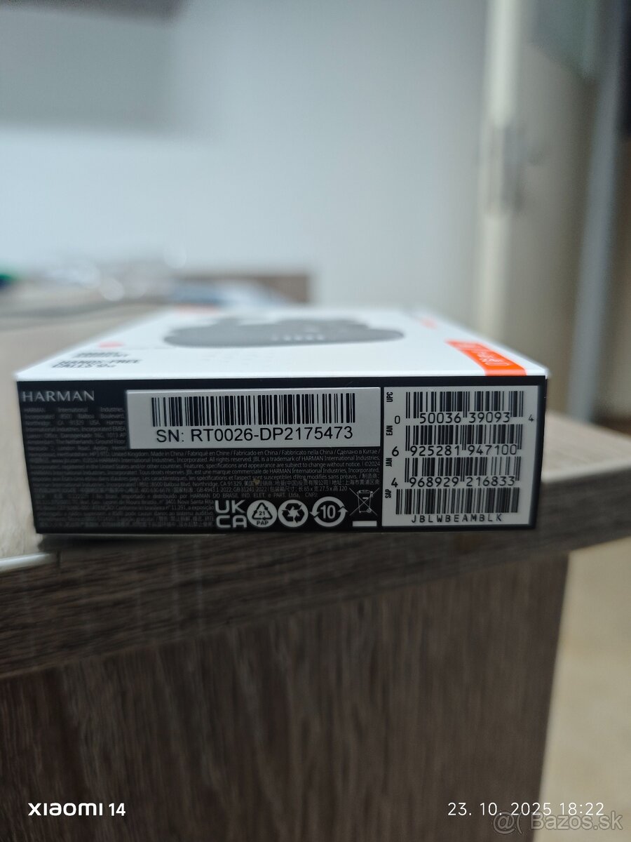 Bezdrôtové slúchadlá JBL Wave Beam