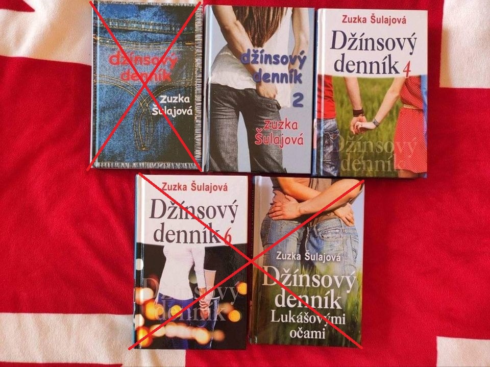 Knihy zo série Džínsový denník (ostali už len 2 a 4)