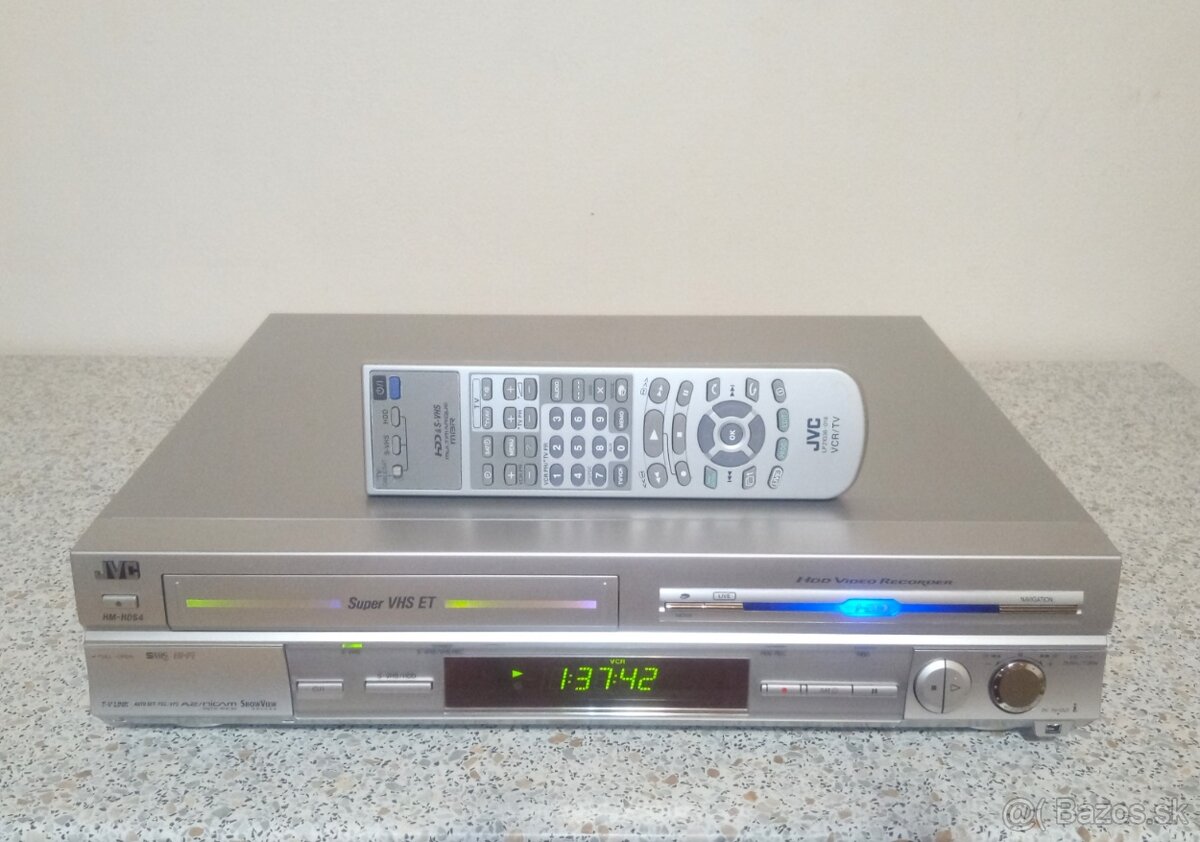 ⚠️⚡️ S-VHS/HDD rekordér JVC HM-HDS4