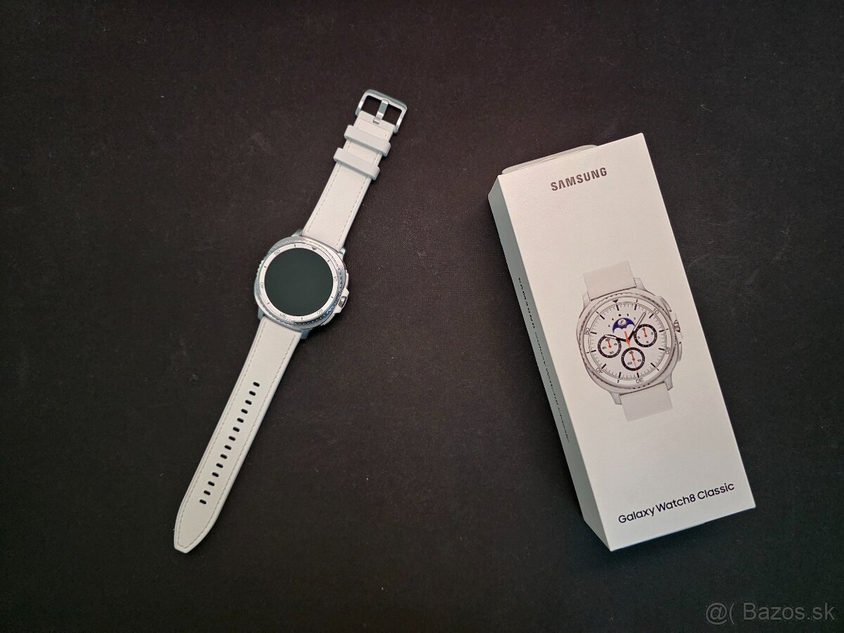 Samsung Galaxy Watch 8 Classic + 8 remienkov, záruka