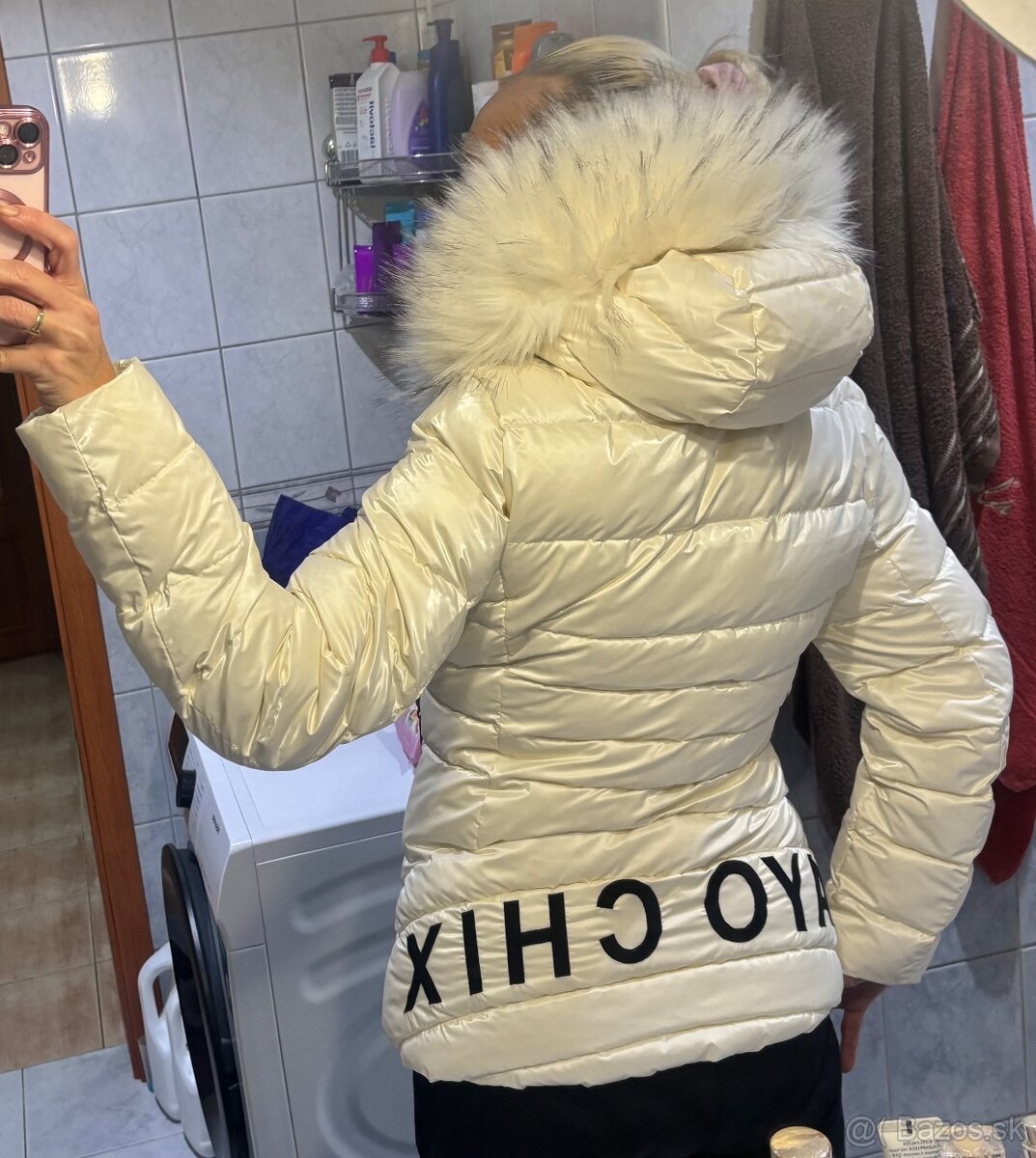 Damska krátka bunda Mayo chix s kozusinou